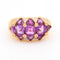 Bague 54 Bague Vintage Or jaune Améthyste 58 Facettes 1969305CN