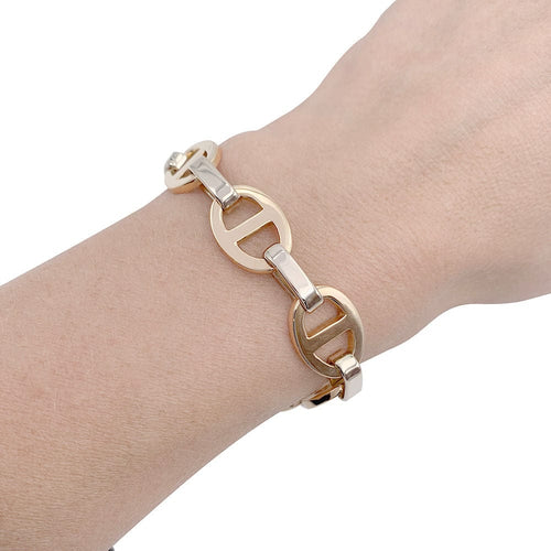 Bracelet Bracelet deux ors maille marine. 58 Facettes 32406