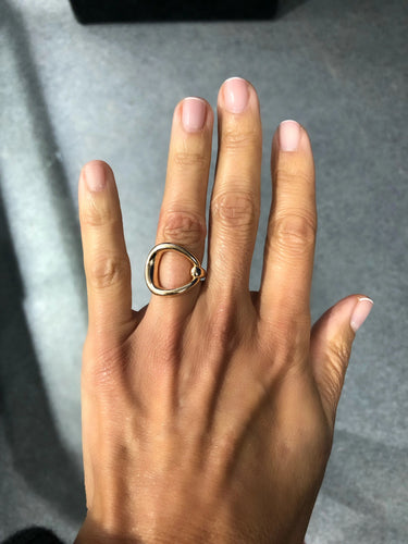 Bague Bague Pomellato "Fantina" Or Rose 58 Facettes 0