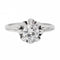Bague 53 Bague Solitaire Or blanc Diamant 58 Facettes 2569097CN