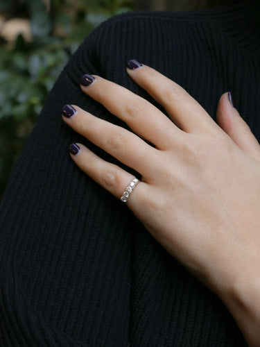 Bague Bague jarretière diamants 0,75 ct 58 Facettes J105