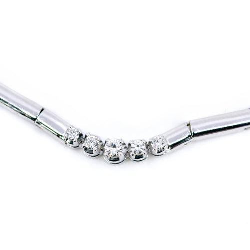 Collier Collier Diamants Or blanc 58 Facettes 5426777A8BC64C87AD7642D140E4708F