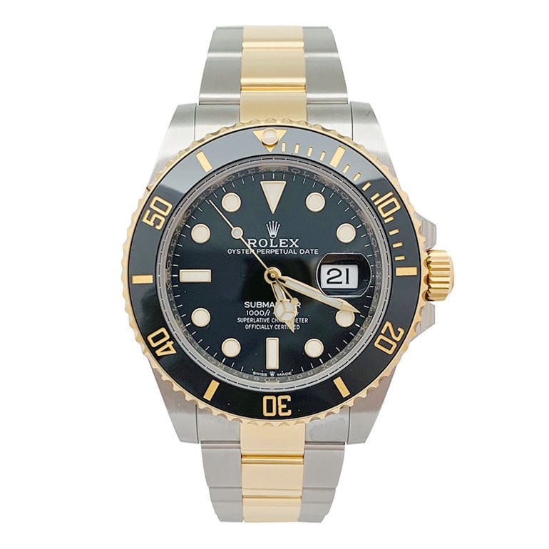 Ceas Rolex Submariner, aur galben si otel. - 7557898895574 - 58