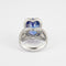 Bague 53 Bague cocktail Tanzanite 58 Facettes P46L13