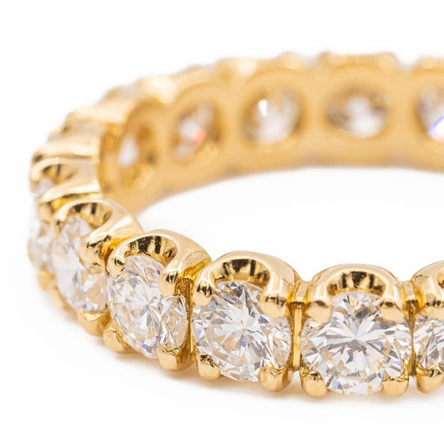 Bague 53 Bague Alliance américaine Or jaune Diamant 58 Facettes 2303174CN