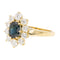 Bague 53 Bague Marguerite Or jaune Saphir 58 Facettes 2173022CN