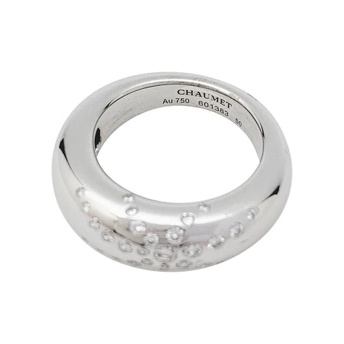 Bague 50 Bague Chaumet, "Anneau Feux d'Artifices", or blanc, diamants. 58 Facettes 31773
