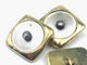 Boutons de manchette Boutons de manchette diamants en nacre 58 Facettes