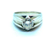 Bague Bague homme Or blanc Diamant 58 Facettes