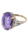 Bague 49 BAGUE ANCIENNE AMÉTHYSTE ET DIAMANTS 58 Facettes 068531