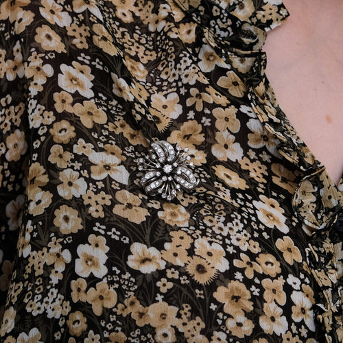 Broche Broche en or blanc & diamants 58 Facettes