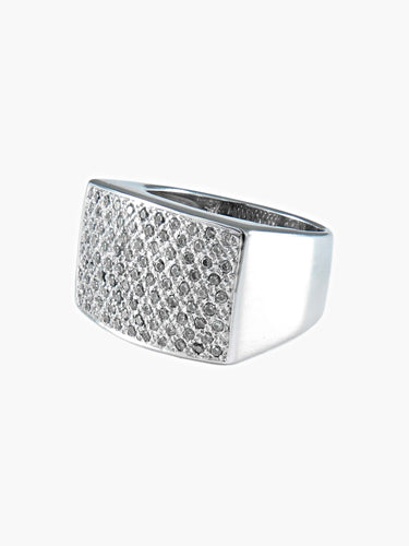 Bague 56 Bague Pavage Diamants 58 Facettes