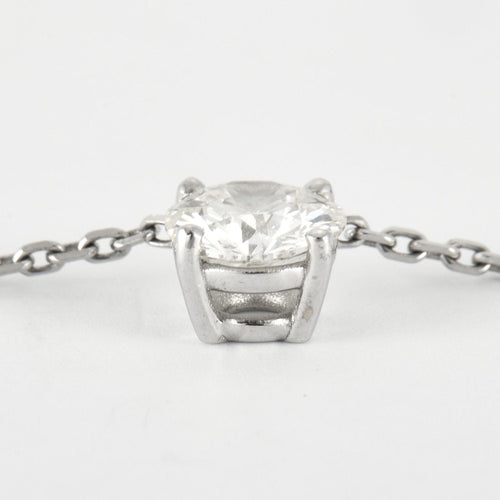 Collier Collier en Or Blanc & diamants 58 Facettes