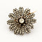 Broche Broche Fleur Diamants 58 Facettes