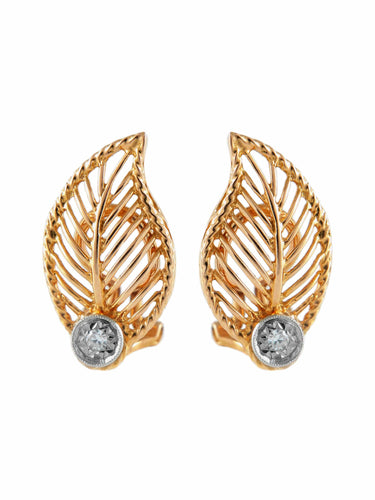 Boucles d'oreilles Boucles d'oreilles Feuilles 58 Facettes