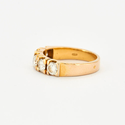 Bague 53 Bague Jarretière 5 Diamants 58 Facettes 230308