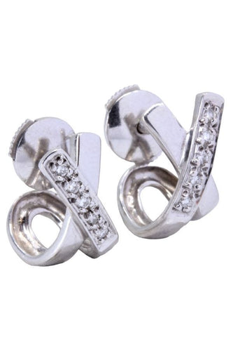 Boucles d'oreilles BOUCLES D'OREILLES MODERNE DIAMANTS 58 Facettes 063361