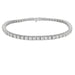 Bracelet Ligne tennis or blanc diamants. 58 Facettes 30863