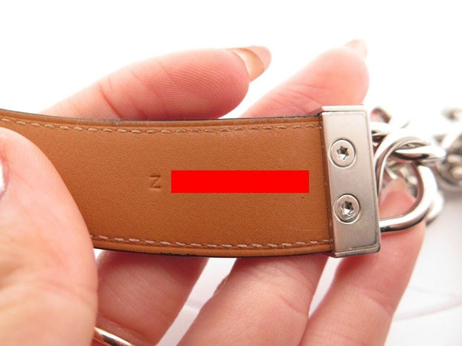 Collier collier HERMES gourmette equestre gm cuir noir 48-50 58 Facettes 255257