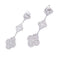 Boucles d'oreilles Boucles d'oreilles Van Cleef & Arpels "Magic Alhambra" or blanc, diamants. 58 Facettes 33549