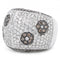 Bague 57 Bague or gris diamants blancs 58 Facettes 61E00366