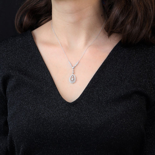 Collier Collier ancien diamants Belle époque 58 Facettes 21-760