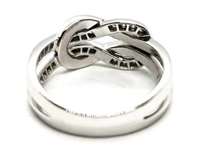 Bague 54 Fred Bague Chance infinie Or blanc Diamant 58 Facettes 1875650CN