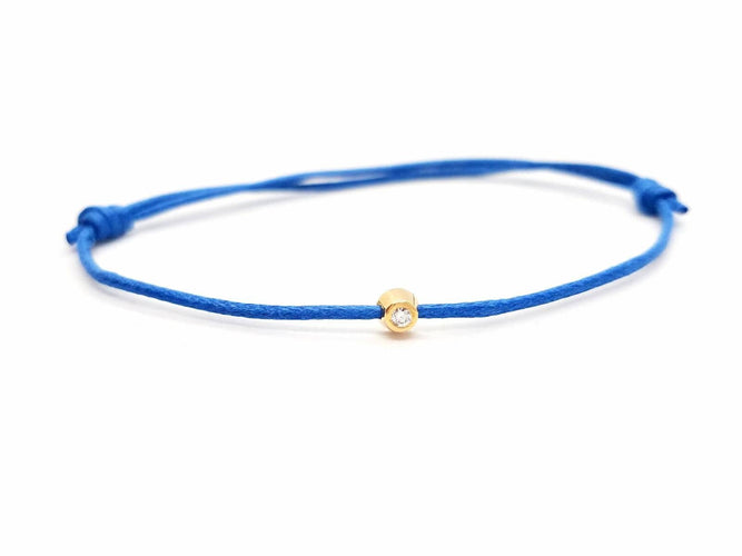 Bracelet Bracelet Cordon Or rose Diamant 58 Facettes 578854RV