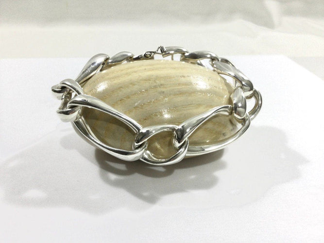 Bracelet Bracelet Argent Mailles Cheval 58 Facettes