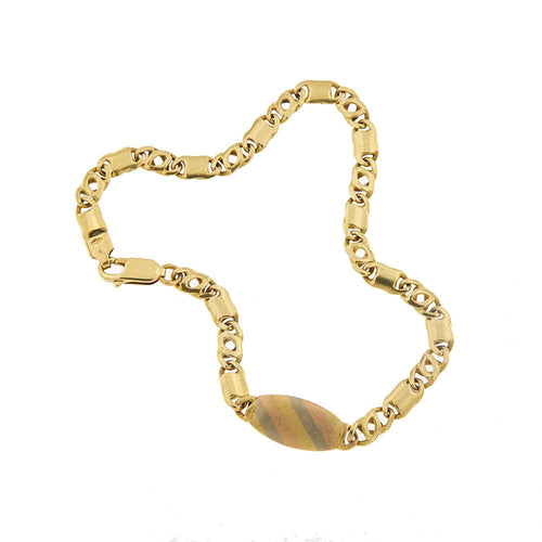 Bracelet Bracelet maille "oeil de tigre" homme 58 Facettes 33411