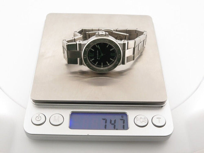 Montre montre BULGARI diagono dg29s 29 mm quartz classique acier 58 Facettes 252078