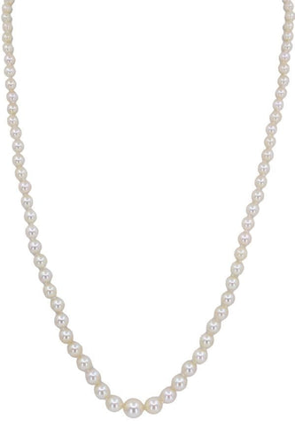 Collier COLLIER DE PERLES EN CHUTE ET RUBIS 58 Facettes 074501