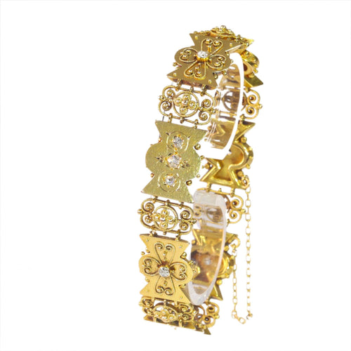 Bracelet Bracelet or, diamant 58 Facettes 23068-0296