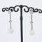Boucles d'oreilles Boucles d'oreilles pendantes diamants perles anciennes 58 Facettes 21-378
