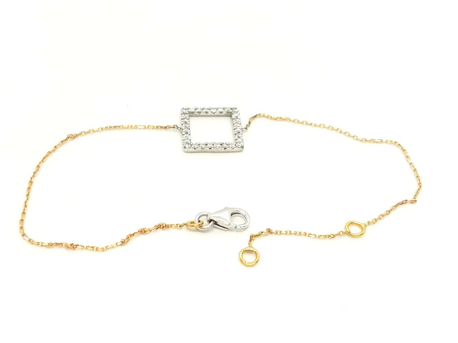 Bracelet Bracelet Graphique Or blanc Diamant 58 Facettes 579175RV