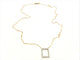 Collier Collier Graphique Or blanc Diamant 58 Facettes 579205RV