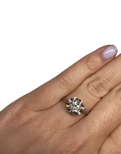 Bague Bague Platine Diamant 58 Facettes