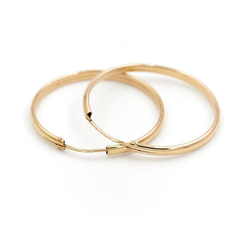 Boucles d'oreilles Boucles d'oreilles Créoles Or jaune 58 Facettes 1917645CN