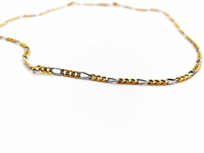 Collier Collier Maille alternée Or jaune 58 Facettes 1180579CD