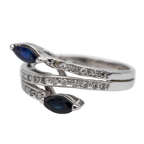 Bague 52 Bague Or blanc Saphir 58 Facettes 2307713CN