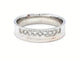 Bague 56 Bague Or blanc Diamant 58 Facettes 06273CD