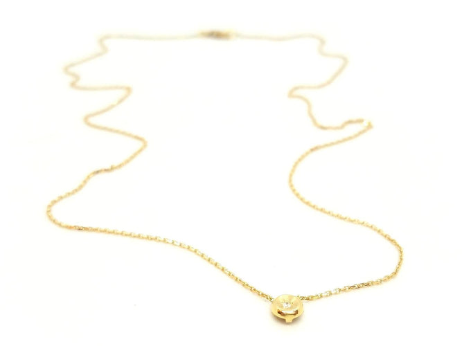 Collier Collier Or jaune Diamant 58 Facettes 579052RV