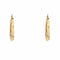 Boucles d'oreilles Créoles or jaune torsadées 58 Facettes 19-456D
