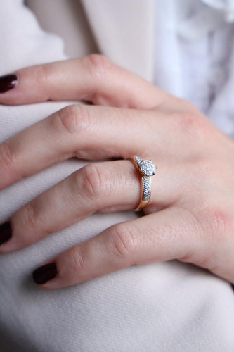 Bague 56 Bague Or jaune Diamant 58 Facettes 1819490CN