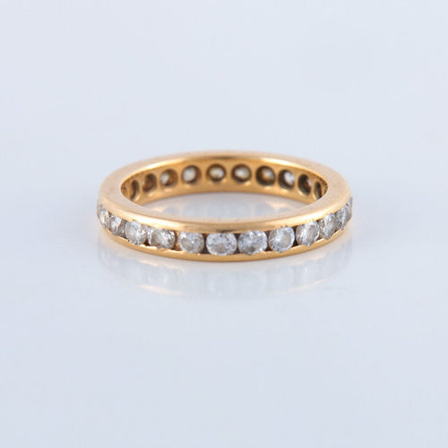 Bague 56 Alliance américaine Diamants 1ct 58 Facettes JE96