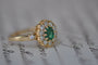 Bague Bague émeraude et diamant 58 Facettes