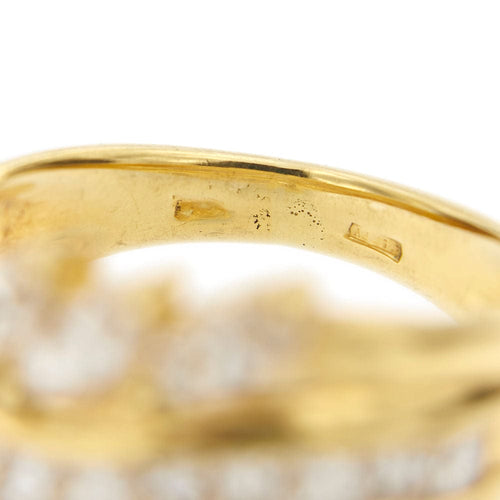 Bague 50 Bague bandeau avec diamants 58 Facettes 14764