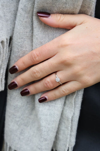 Bague 50.5 Bague Alliance Or blanc Diamant 58 Facettes 1599610CN