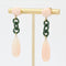 Boucles d'oreilles Boucles d'oreilles corail peau d'ange et jade 58 Facettes 22-194
