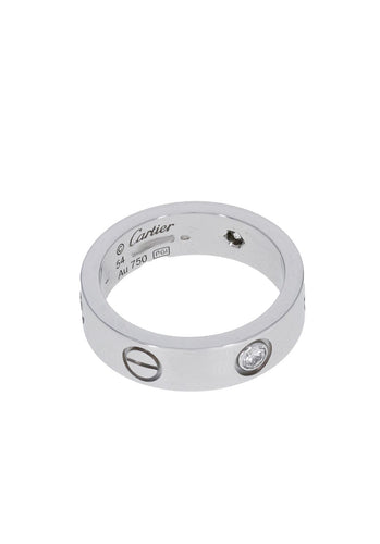Bague 54 Bague CARTIER Love 3 Diamants en Or Blanc 750/1000 58 Facettes 62444-58180